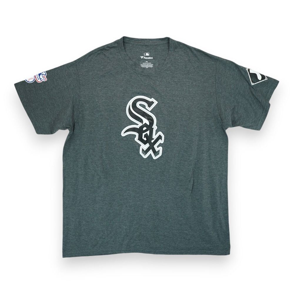 Fanatics Men's Chicago White Sox High Point Gray T Shirt 2XL MLB